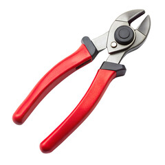 Obraz premium Cable cutter tool isolated on transparent background