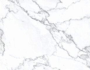 Obraz premium Smooth white marble texture with delicate gray veins, high-resolution seamless pattern. Generated image.