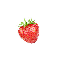 Strawberry fruit on a transparent background