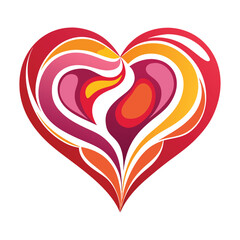 Abstract heart shape