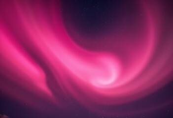  Pink Aurora Swirls Across a Starry Sky
