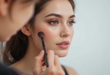 Fototapeta premium Make-up artist for models