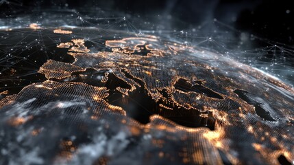 Digital europe globe