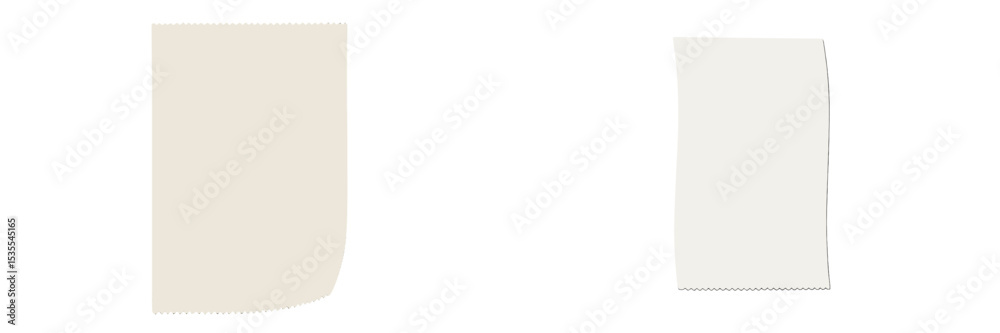 Poster blank sticky notes on a white background displayed for organization and note-taking purposes in an o