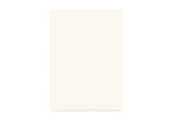 Fototapeta premium Blank white card on a flat surface ideal for creative design or personal messages in a simple setting