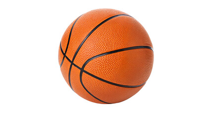 Fototapeta premium orange basketball with textured surface isolated on transparent Background 