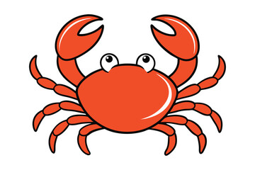 Crab  vector illustration, Set of  Crab  vector 