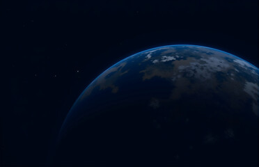 Fototapeta premium Earth Viewed from Space