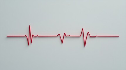 Red heartbeat graphic on light gray background