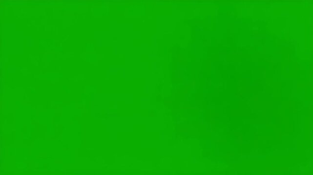 Vibrant green screen featuring a bright white explosion within a bold green square background