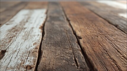 Rustic wooden planks