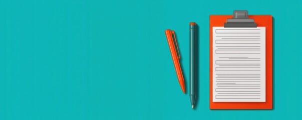 tax preparation with expense report and checklist. Vector infographic showing steps from expense report to completed tax checklist