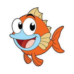 funny fish cartoon