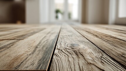 Wooden floor interior