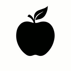 Fototapeta premium Apple fruit flat icon