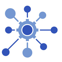 Connection Nodes  Icon Element For Design	