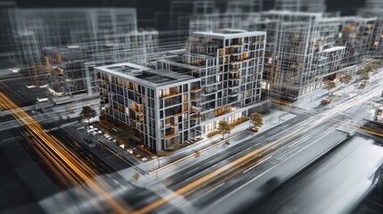 Modern city architecture