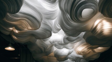 Abstract ceiling design