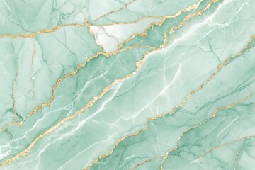 Elegant sea green marble texture with cream veins
