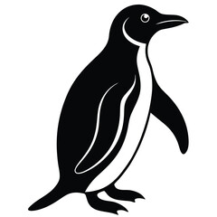 Obraz premium Penguin Clipart Vector Silhouette for Graphic Design