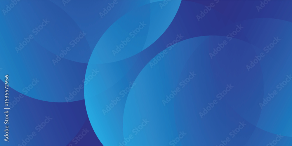 Canvas Prints abstract modern blue circles background. modern minimal vector design template. geometric shapes bac