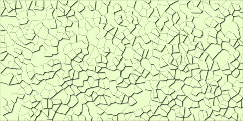 Distortion in flat design showing fracture evolution


