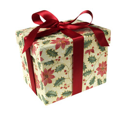Gift Box with ted ribbon.