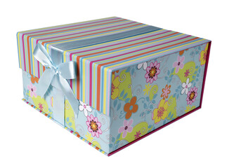 Gift boxes with ribbon