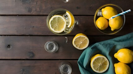 tropical cocktail on the beach