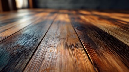 Wooden planks flooring
