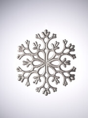 Snow flake Christmas ornament.