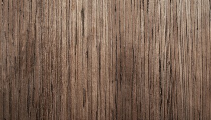 Naklejka premium natural brown teak wood vertical grain texture background with rustic linear pattern for product mockup, interior branding, packaging, or website design
