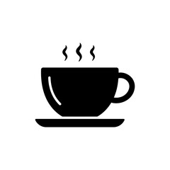 Cup with Saucer and Swirl for a Stylish Tea or Coffee Moment