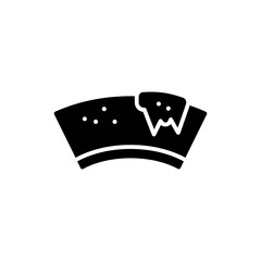 Car Windshield with Ice for Winter Weather Conditions