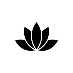 Lotus Flower with Symmetry for Spiritual and Meditative Themes