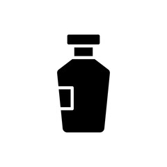 Minimalist Spa Bottle Icon for Relaxation and Wellness