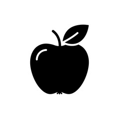 Apple with Leaf Representing Focus on Nutrition and Health