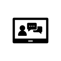 Discussion Forum on Screen for Online Learning Interaction
