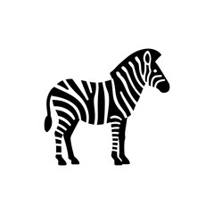 Zebra Side View Showing Stripes, African Wildlife Pattern