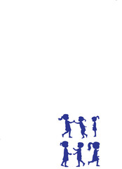 Black Children &  Icon Set