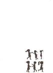 Black Children &  Icon Set