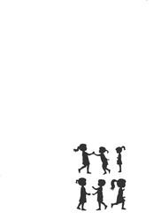 Black Children &  Icon Set