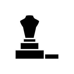 Platform with Sculpture and Base Artistic Architectural Design