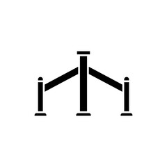 Post structure featuring dual beams for strong architectural support