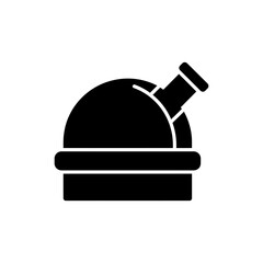 Observatory Dome with Telescope Peeking Out for Stargazing