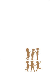 Black Children &  Icon Set