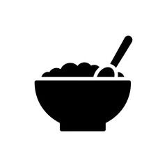 Veggie bowl with spoon for fresh healthy meal eating