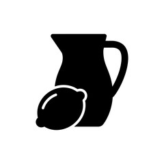 Fresh Lemon Beside Jug of Water Refreshing Healthy Drink