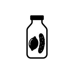 Lemon and cucumber infused water bottle for detox hydration