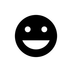 Character Grinning Face With Wide Cheeks Big Smile